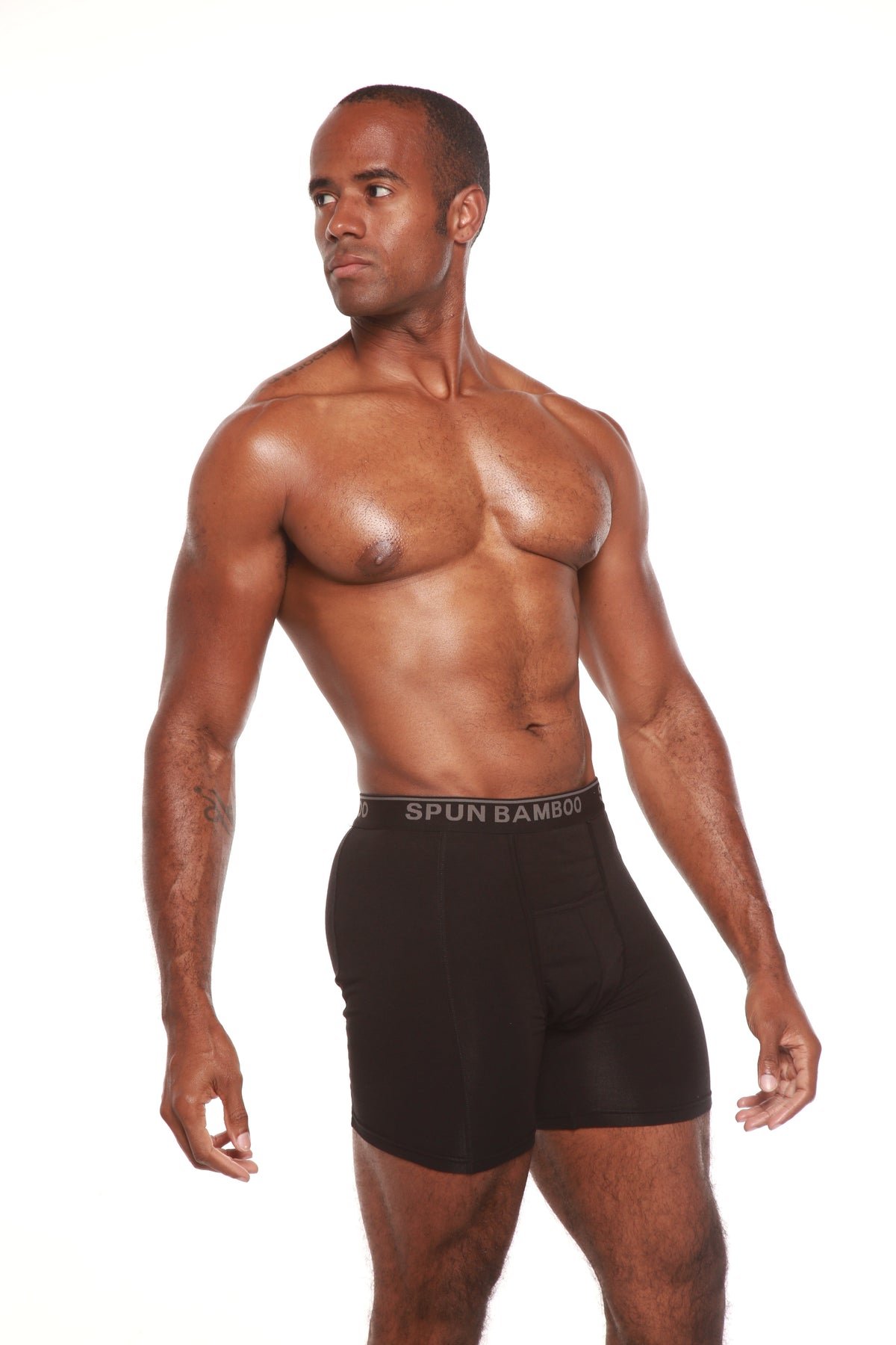 Men’s Bamboo Boxer Briefs — Ultra-Soft, Breathable Everyday Underwear Spun Bamboo