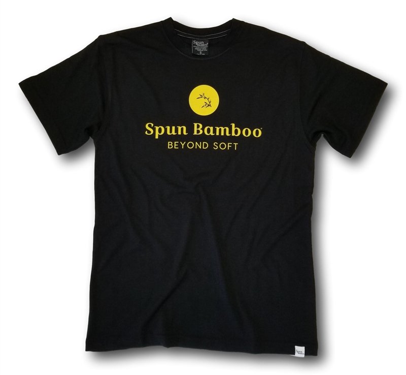 Men's Spun Bamboo Viscose/Organic Cotton Logo T-Shirt Spun Bamboo