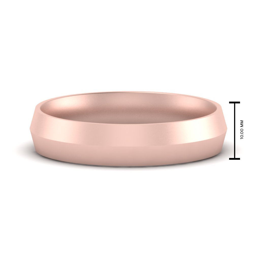 Comfort Fit Knife Edge Mens Band