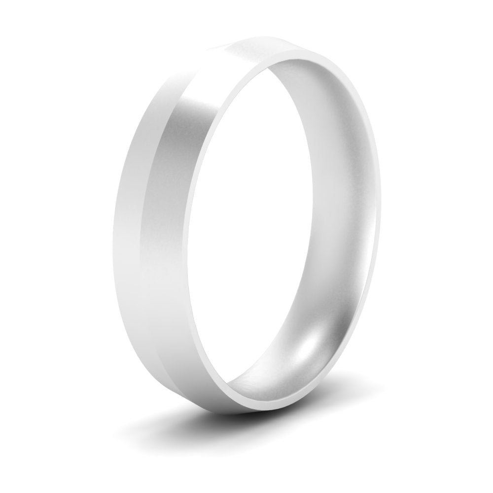 Comfort Fit Knife Edge Mens Band