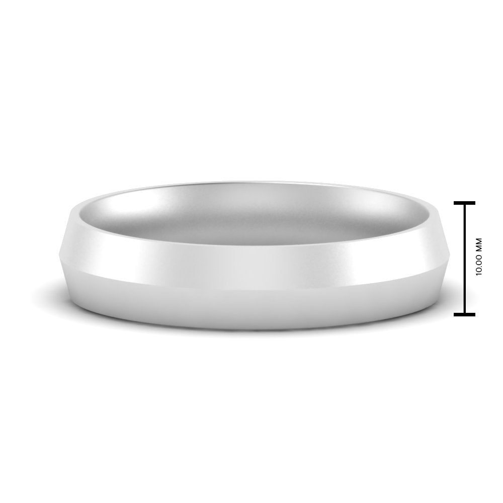 Comfort Fit Knife Edge Mens Band