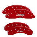 MGP Red Caliper Covers - 42027SJEPRD Vinyasa Automotive