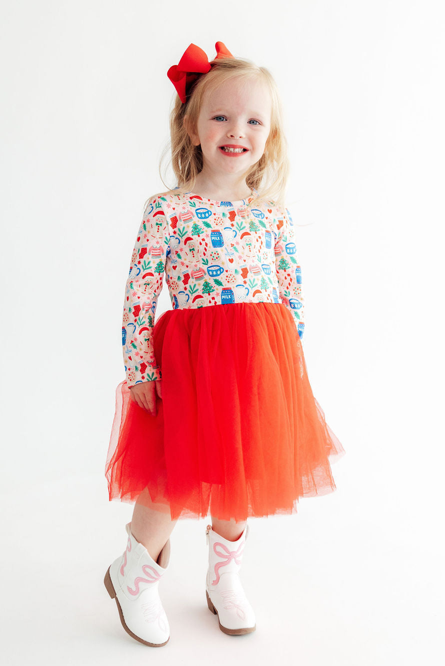 Oh Snap! L/S Tutu Dress Mila & Rose ®