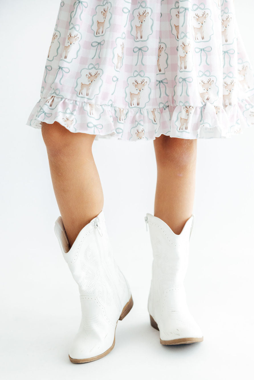 Woodland Whimsy L/S Ruffle Hem Twirl Dress Mila & Rose ®