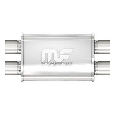 MUFFLER DUAL 2.25IN SS Vinyasa Automotive
