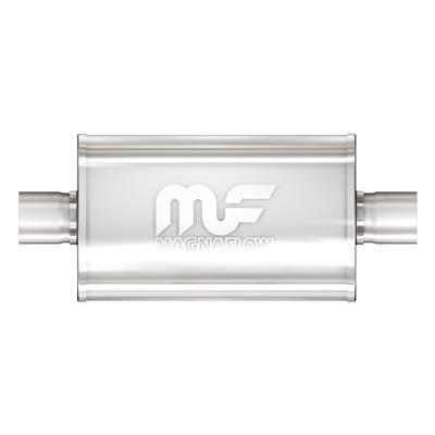 MUFFLER SS 2.5IN INLET/OUTLET Vinyasa Automotive