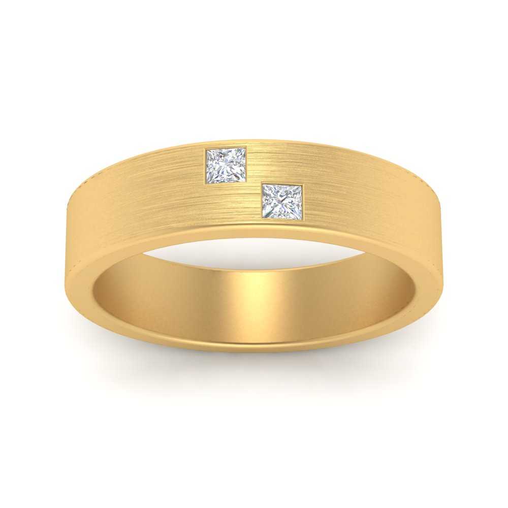 Princess Cut Brush Finish Band