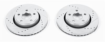 PowerStop Evolution Drilled and Slotted Rotors - AR83076XPR Vinyasa Automotive