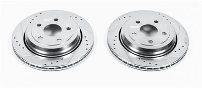 PowerStop Evolution Drilled and Slotted Rotors - AR83077XPR Vinyasa Automotive