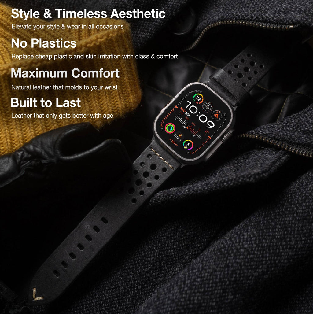 Racing Leather Strap Robust