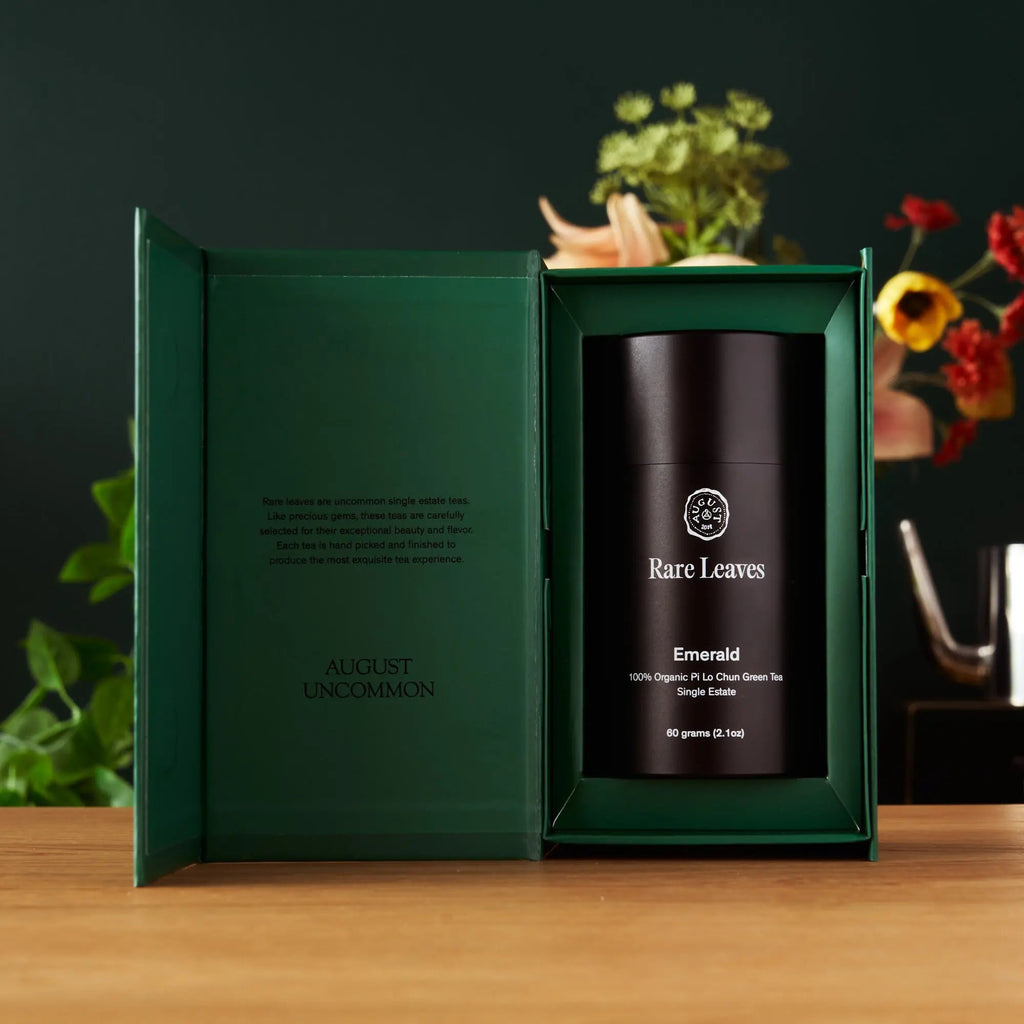 Rare Leaves Emerald - Single Estate Pi Lo Chun Green Tea August Uncommon Tea