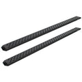 Raptor Series 6.5 in. Sawtooth Slide Track Running Boards - 2175BLK Vinyasa Automotive