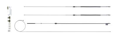 The Right Stuff Parking Brake Cables - RSBCF03 Vinyasa Automotive