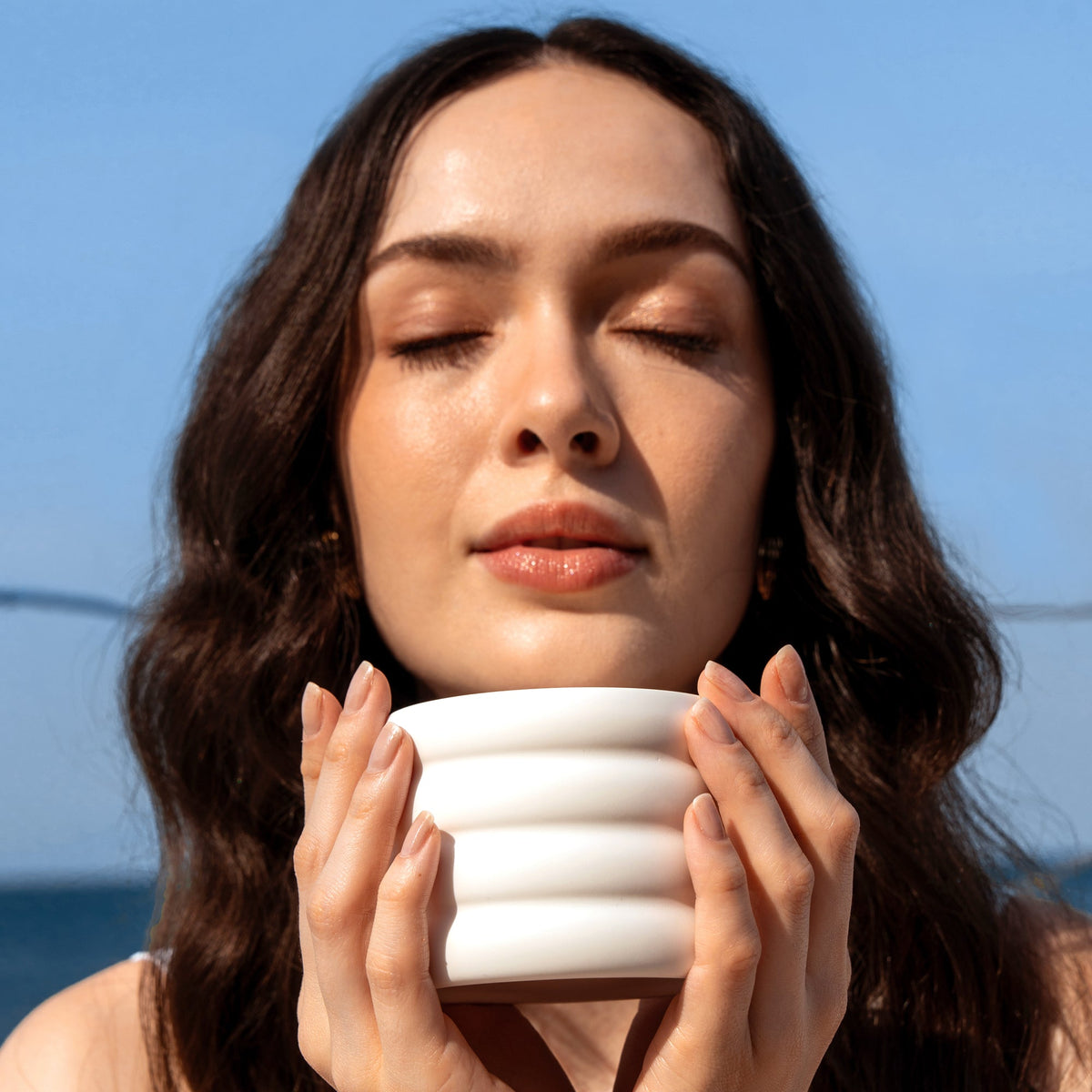 Soy Wax Ceramic Candle Italic