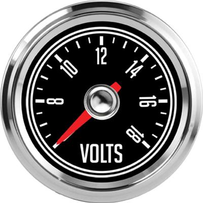 GAUGE VOLTMETER 0-18V 2-1/16 Vinyasa Automotive