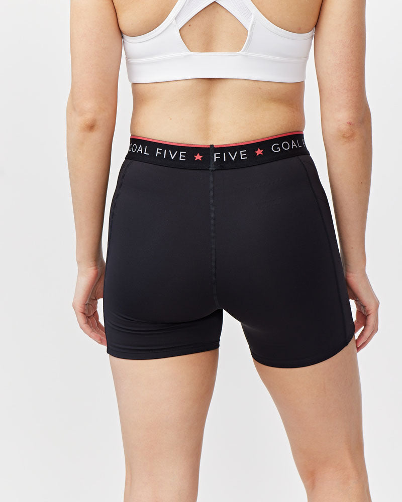 Slide Force Women's Spandex Shorts Goal Five