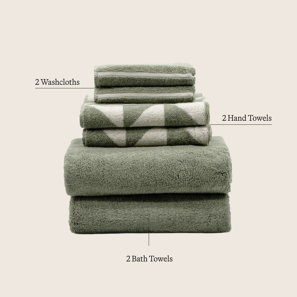 Deia Australian Cotton Towels Italic