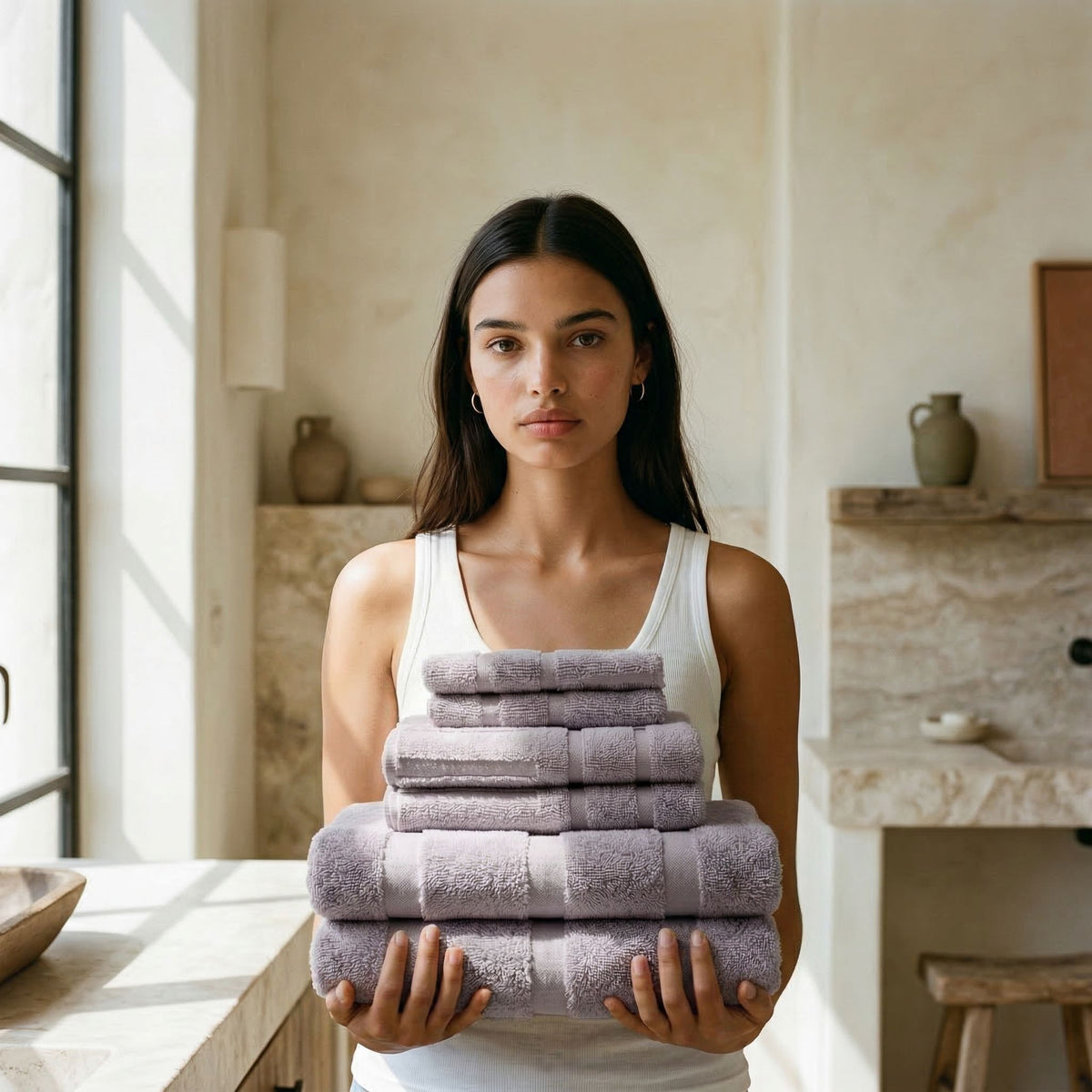 Capri Australian Cotton Towels Italic
