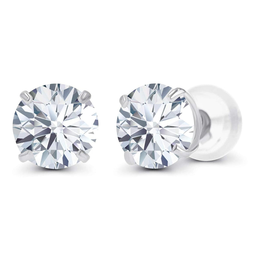 2.00 CTW AGI Certified Lab-Grown Diamond Stud Earrings  | G/VS | USA Handcrafted Fine Jewelry VossAgin