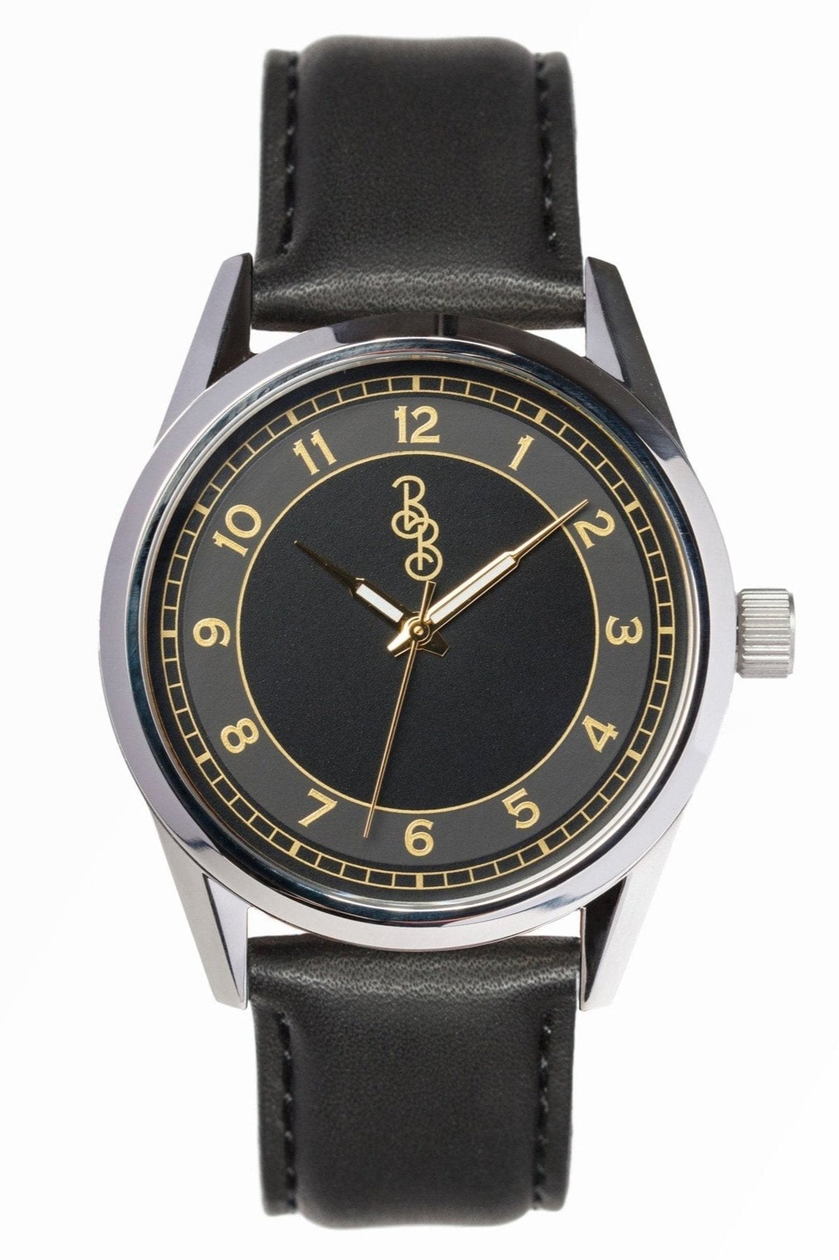Black and Gold Classic Watch The Beyond Boring Watch Company