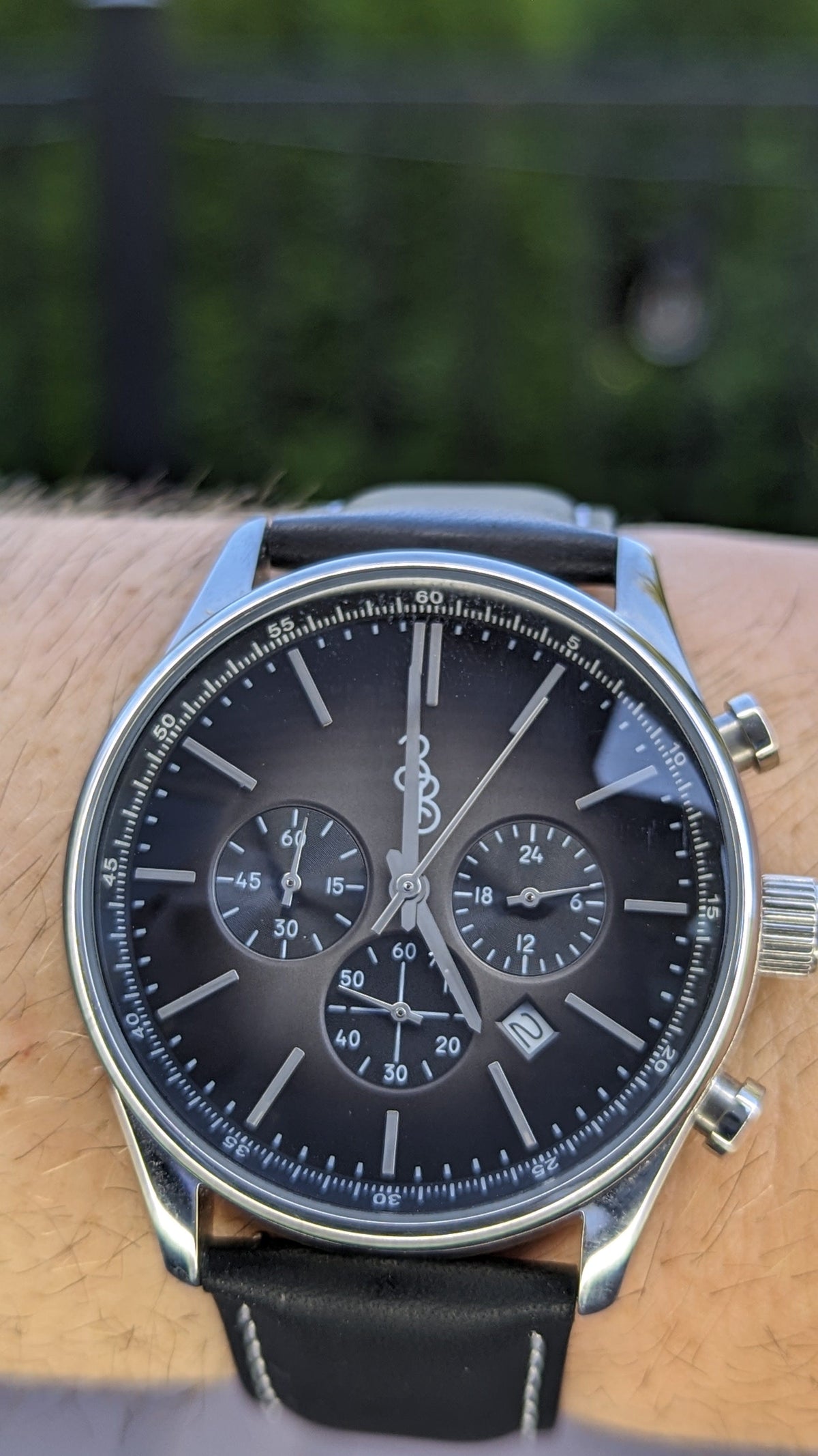 Gray Retro Chronograph The Beyond Boring Watch Company