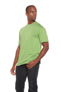 Clearance Men's Bamboo Short Sleeve Contrast Stitch T-Shirt Spun Bamboo