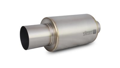 Muffler Titanium 2.5IN/4IN - VIB17561 Vinyasa Automotive