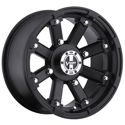 Wheel 4-4(101.6) Mtte Black Vis - 39312744MB4 Vinyasa Automotive