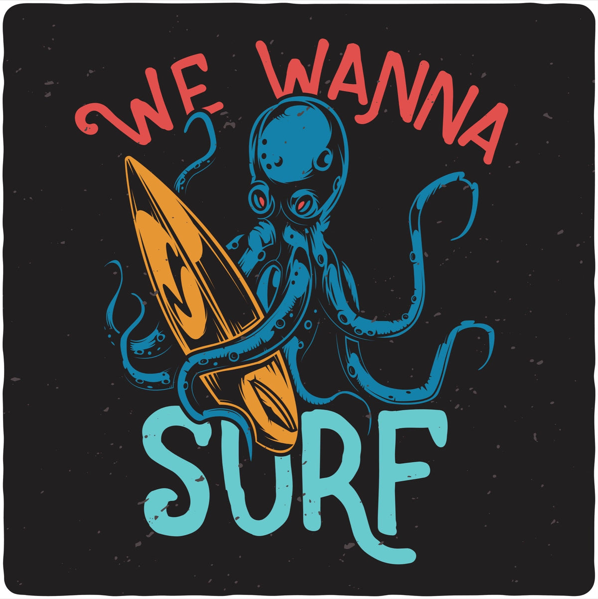 We Wanna Surf Men's Bamboo Viscose/Organic Cotton Short Sleeve Graphic T-Shirt Spun Bamboo