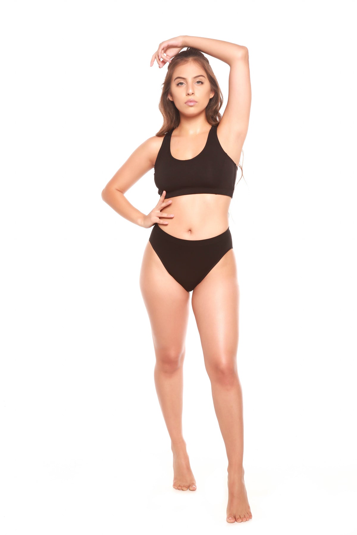 Clearance Women's Bamboo/Cotton High Leg Brief Style Underwear Spun Bamboo