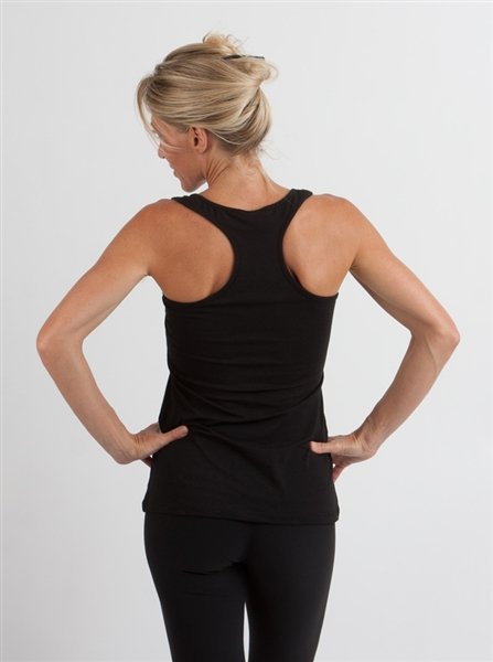 Clearance Women's Bamboo/Cotton Racer Back Tank Top Spun Bamboo