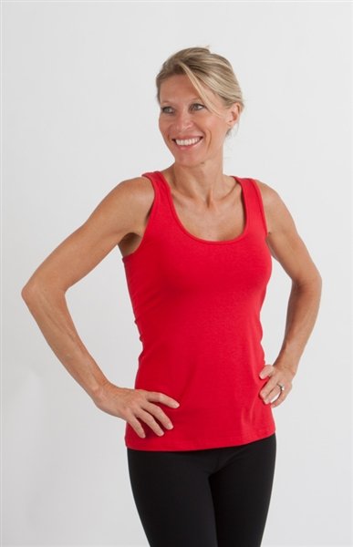 Clearance Women's Bamboo/Cotton Racer Back Tank Top Spun Bamboo